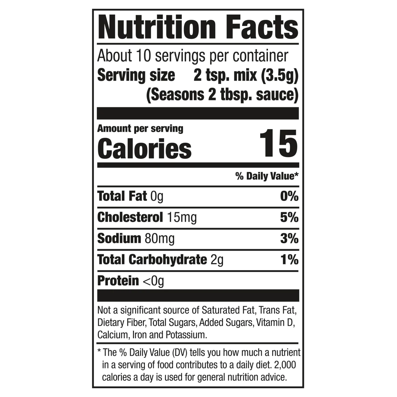 McCormick® Hollandaise Sauce Mix, 1.25 oz (6-Pack) - Image 11