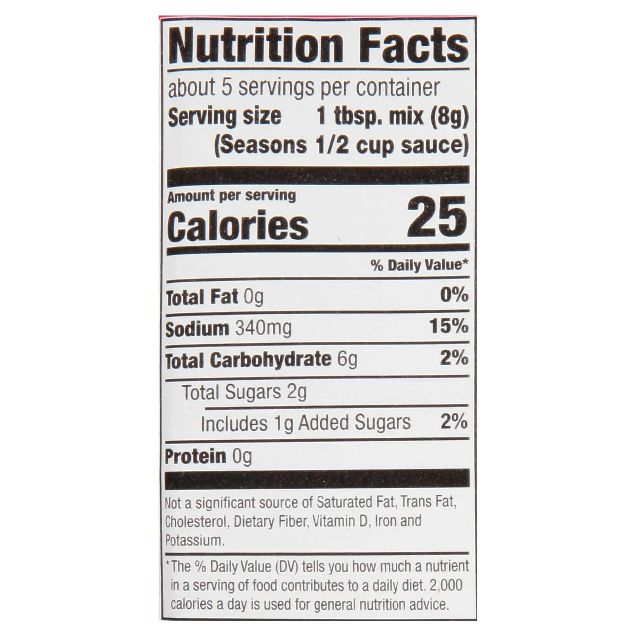 McCormick® Italian Mushroom Spaghetti Sauce Seasoning Mix, 1.5 oz (6-Pack) - Image 11