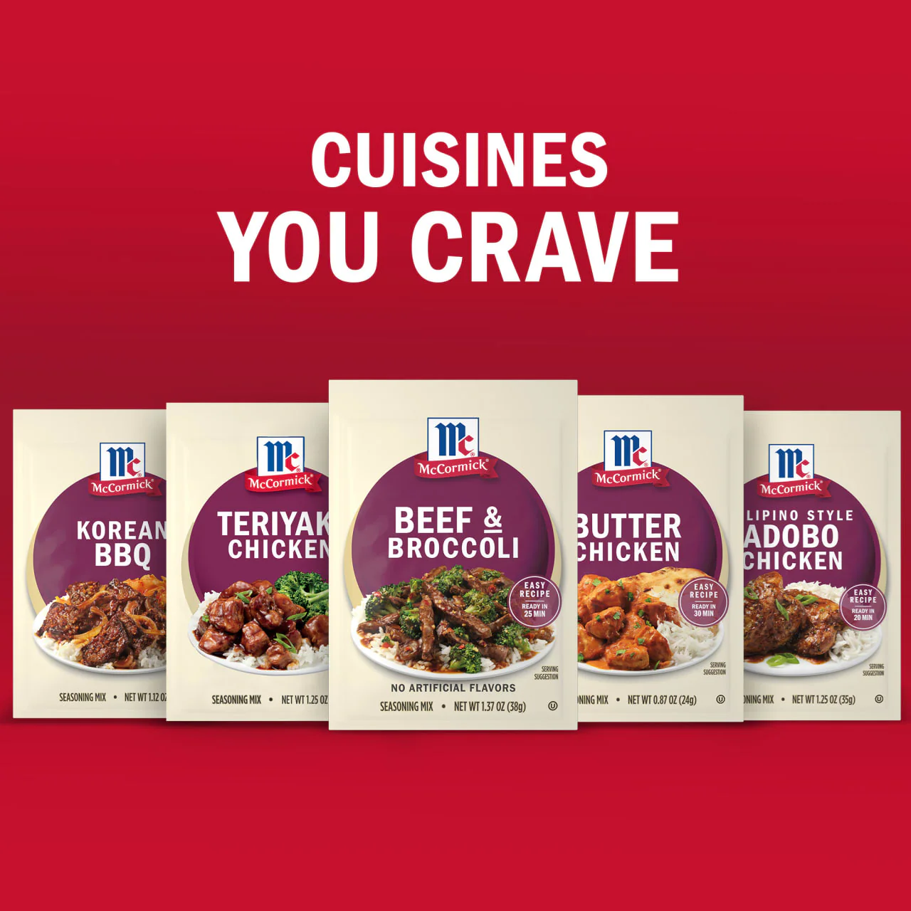 McCormick® Korean BBQ Seasoning Mix, 1.12 oz (6-Pack) - Image 12