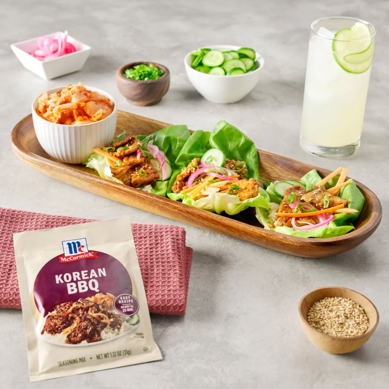 McCormick® Korean BBQ Seasoning Mix, 1.12 oz (6-Pack) - Image 13