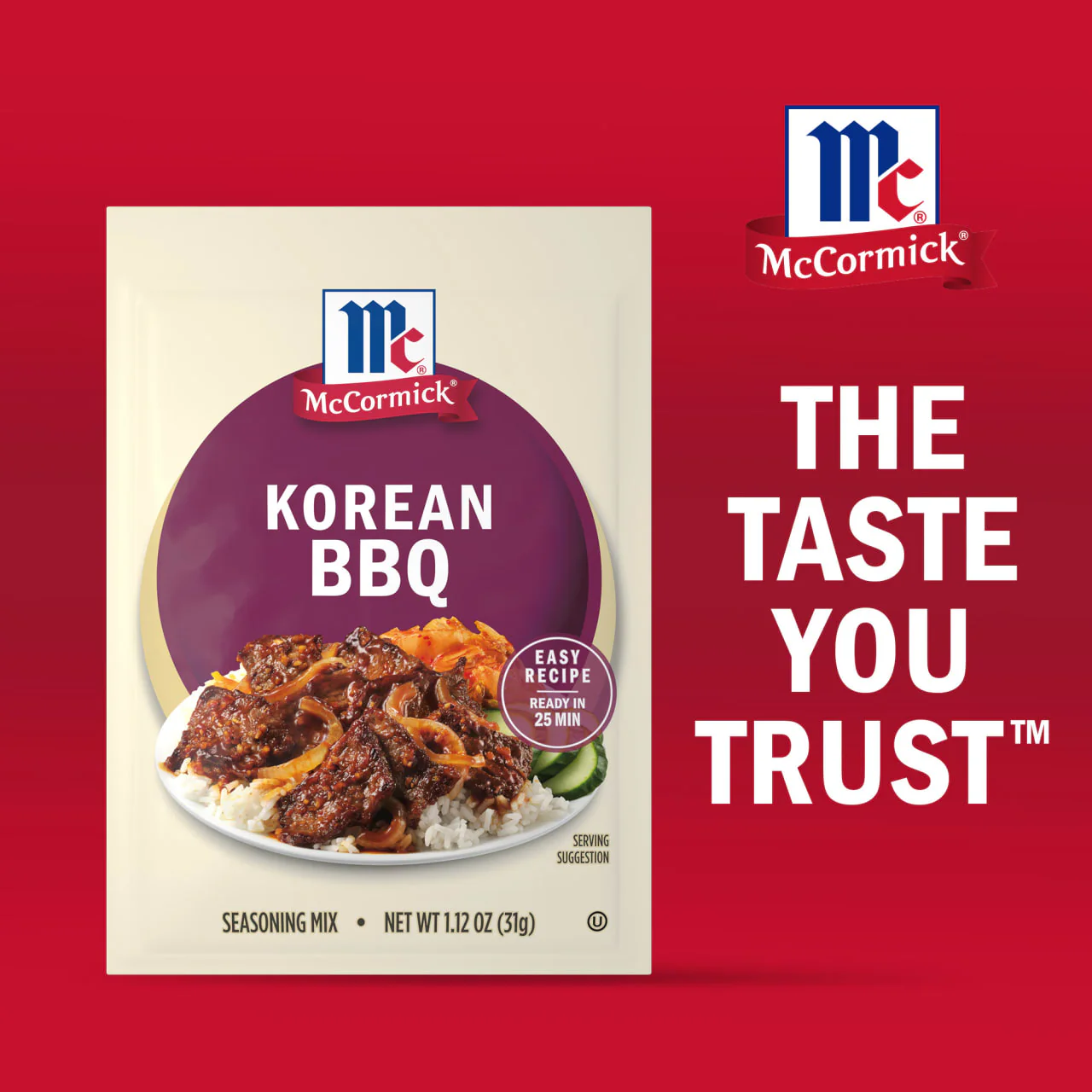 McCormick® Korean BBQ Seasoning Mix, 1.12 oz (6-Pack) - Image 8