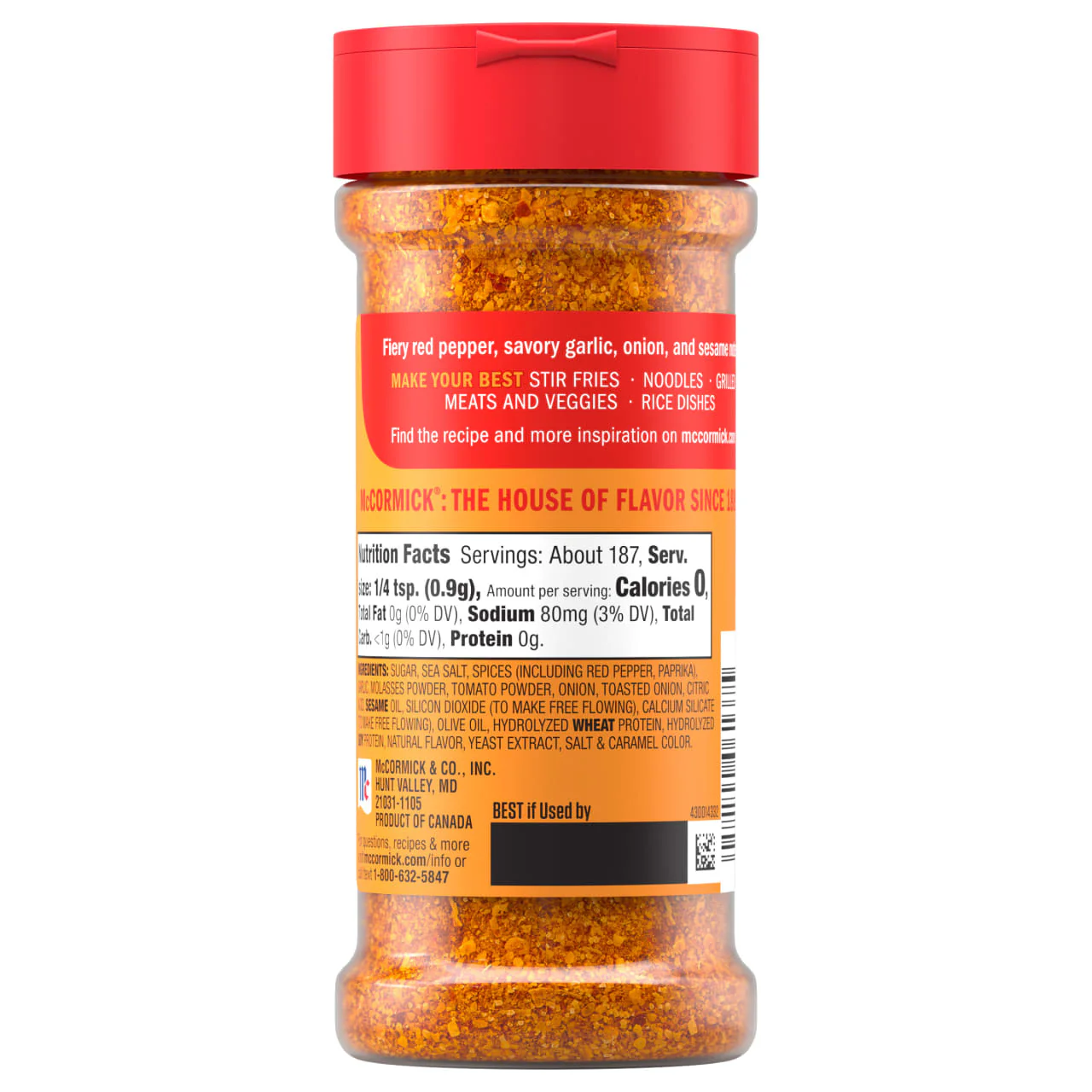 McCormick® Korean Style Seasoning, 5.96 oz - Image 17