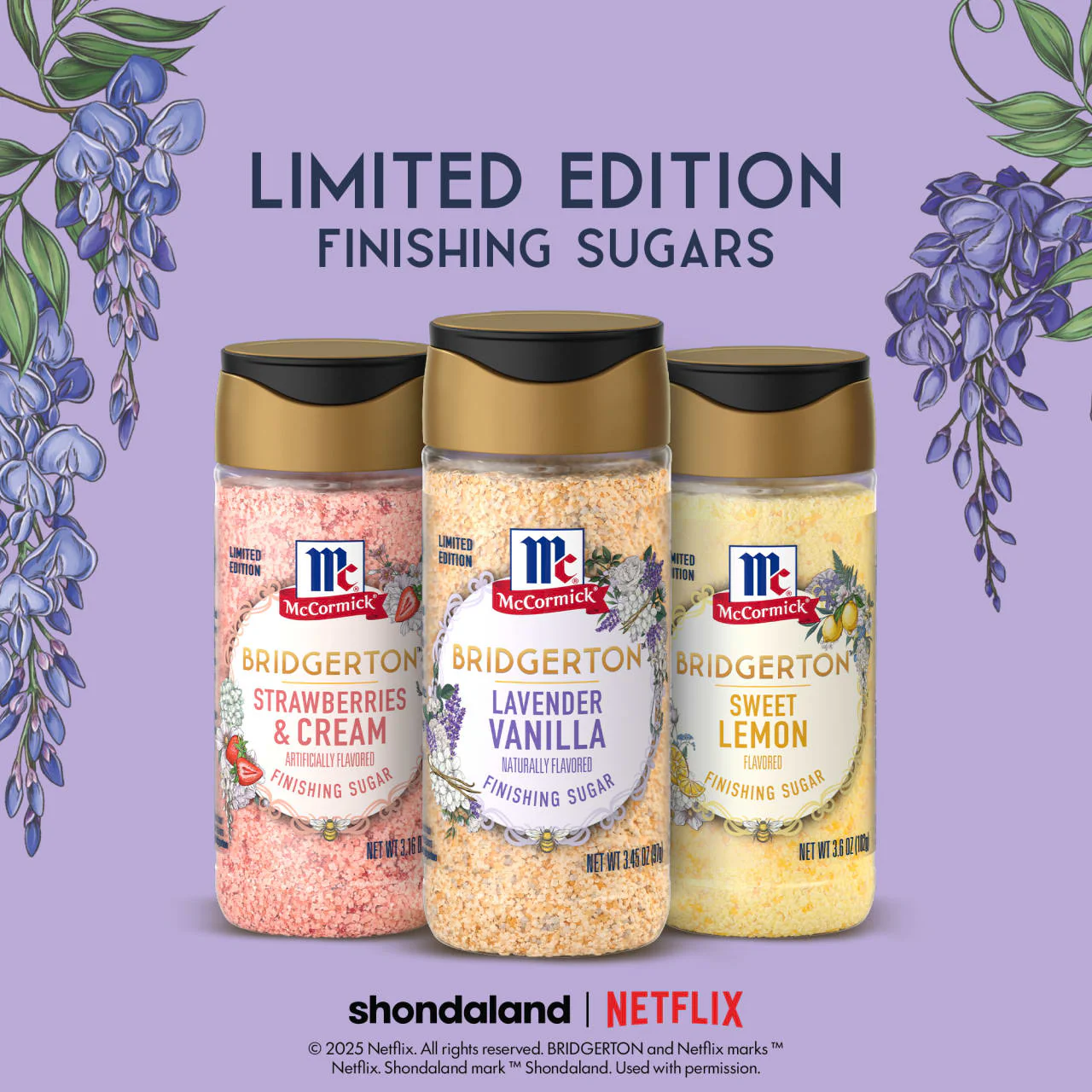 McCormick® Lavender Vanilla Finishing Sugar, 3.45 oz - Image 17