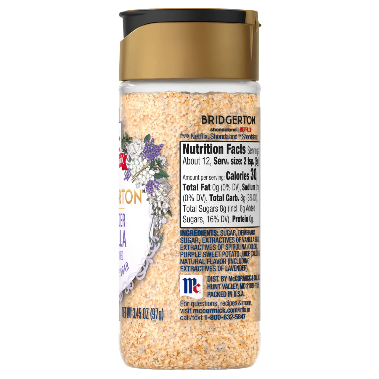 McCormick® Lavender Vanilla Finishing Sugar, 3.45 oz - Image 20