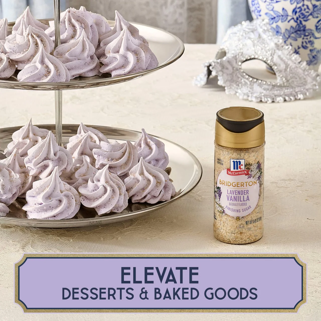 McCormick® Lavender Vanilla Finishing Sugar, 3.45 oz - Image 4