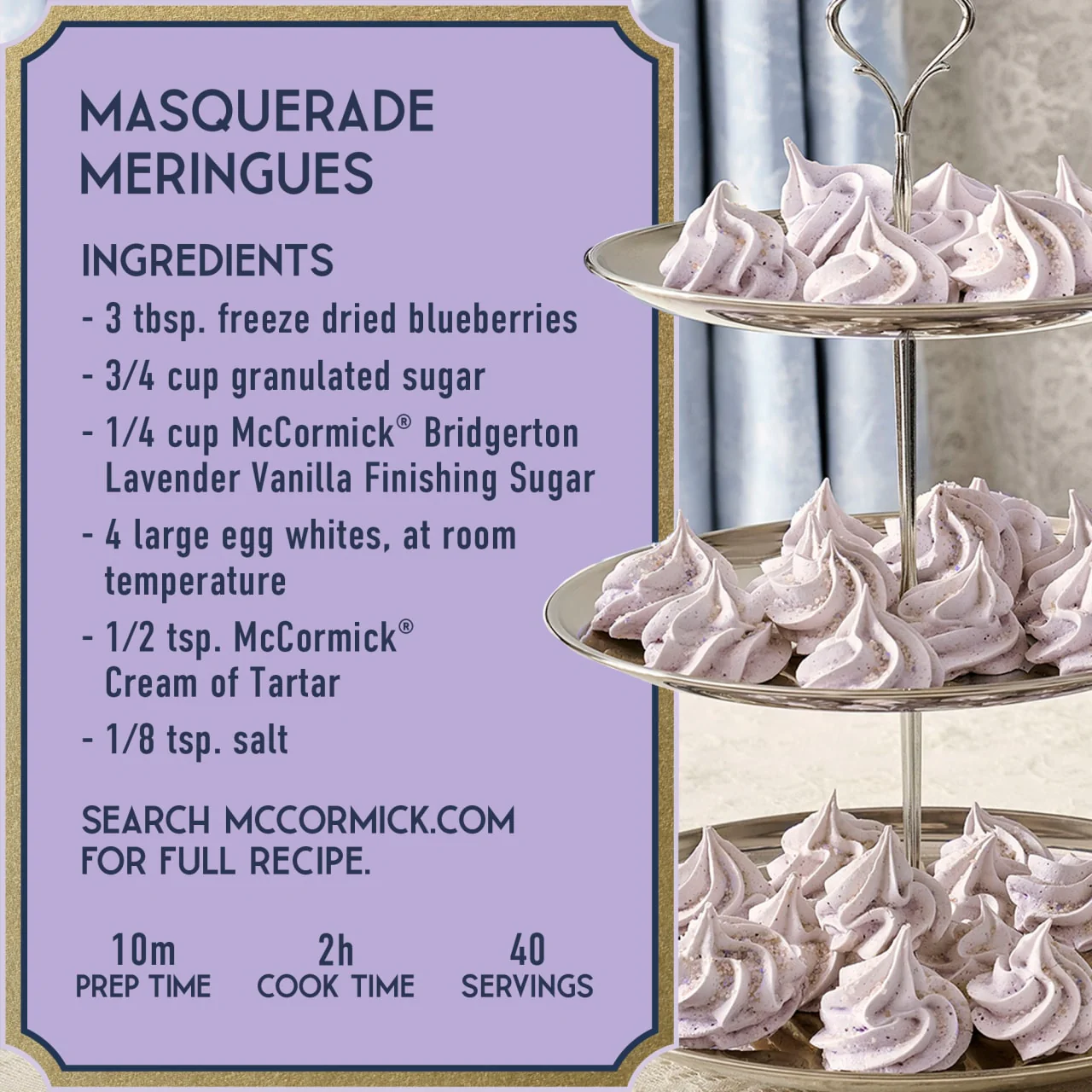 McCormick® Lavender Vanilla Finishing Sugar, 3.45 oz - Image 6