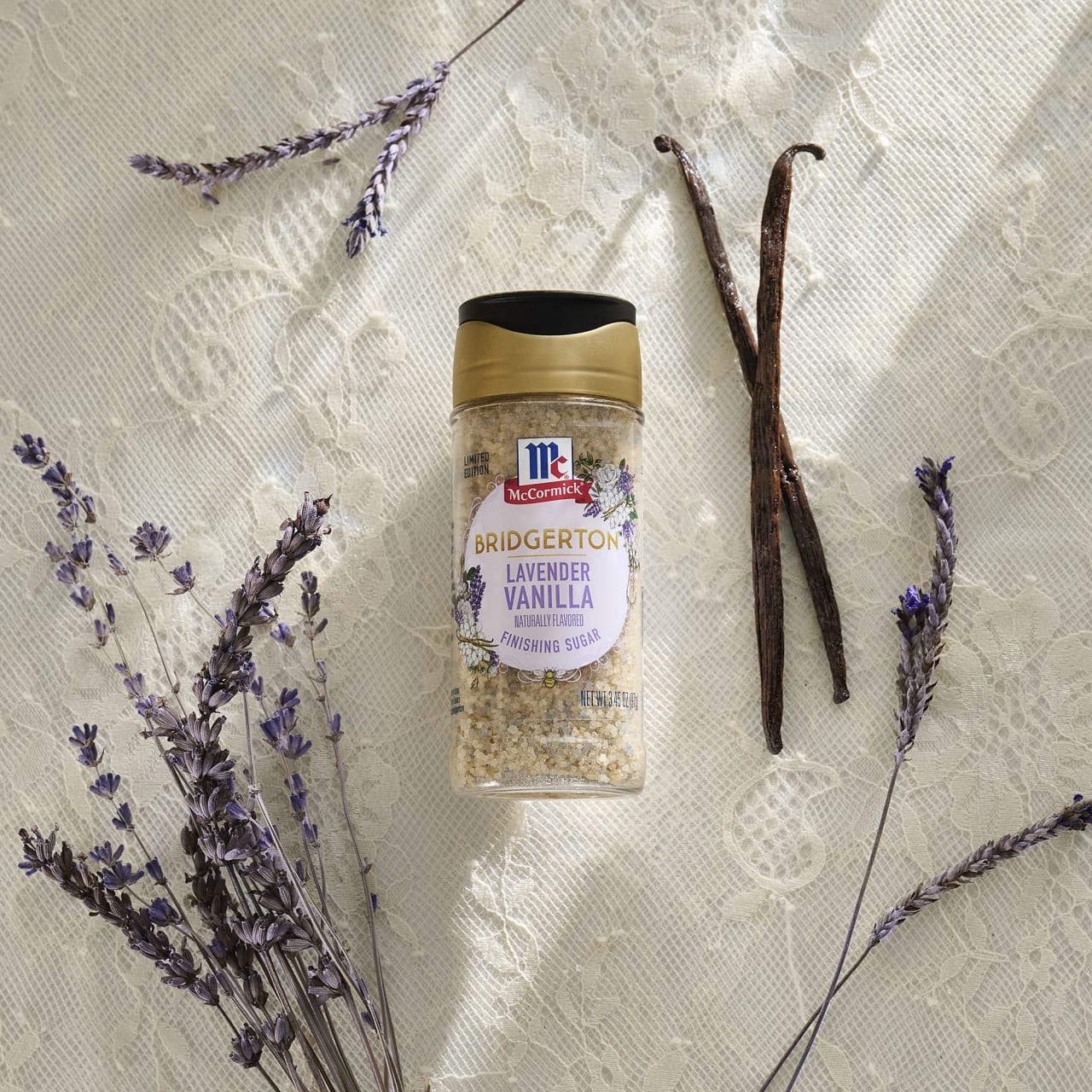 McCormick® Lavender Vanilla Finishing Sugar, 3.45 oz - Image 7
