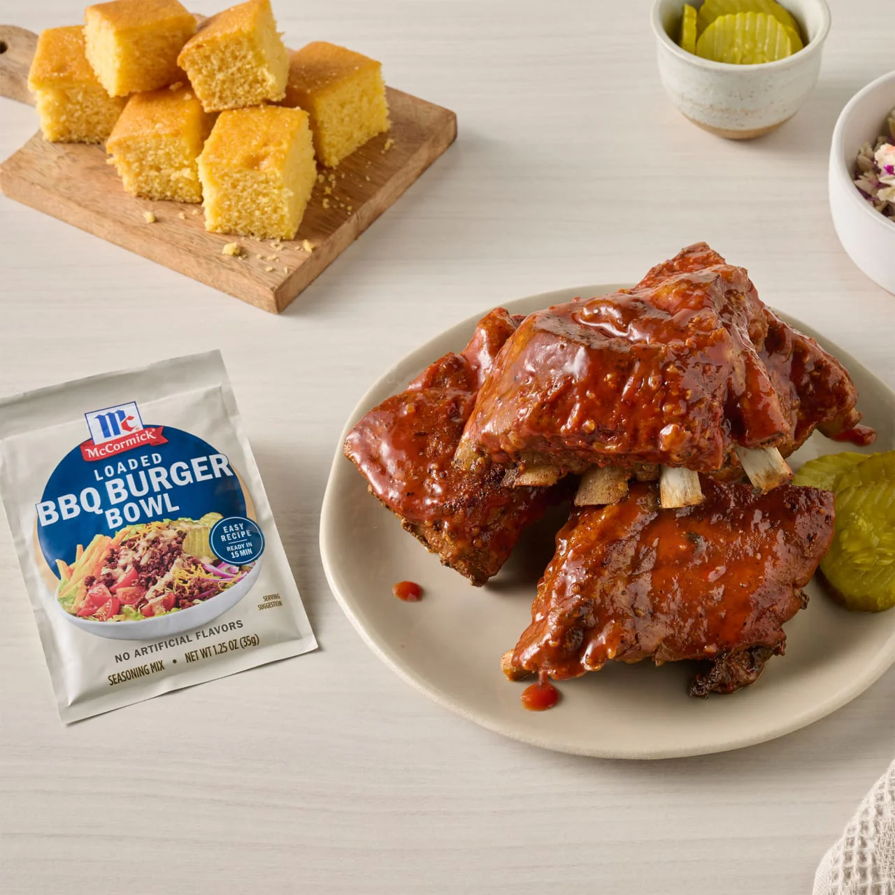 McCormick® Loaded BBQ Burger Bowl Seasoning Mix, 1.25 oz (6-Pack) - Image 13
