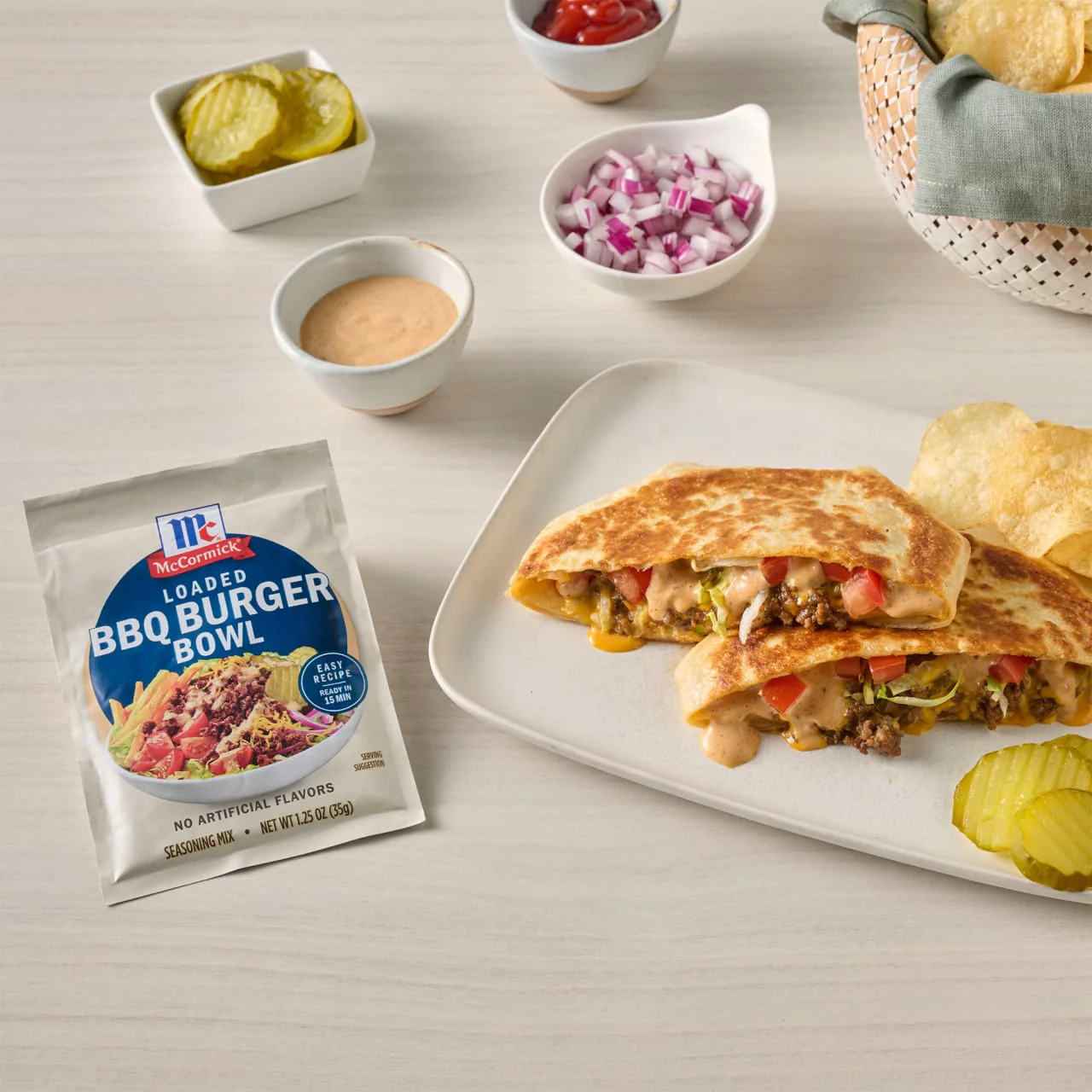 McCormick® Loaded BBQ Burger Bowl Seasoning Mix, 1.25 oz (6-Pack) - Image 16