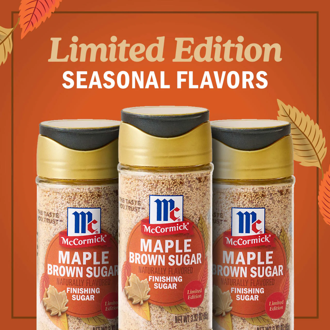 McCormick® Maple Brown Sugar Finishing Sugar, 3.09 oz - Image 12