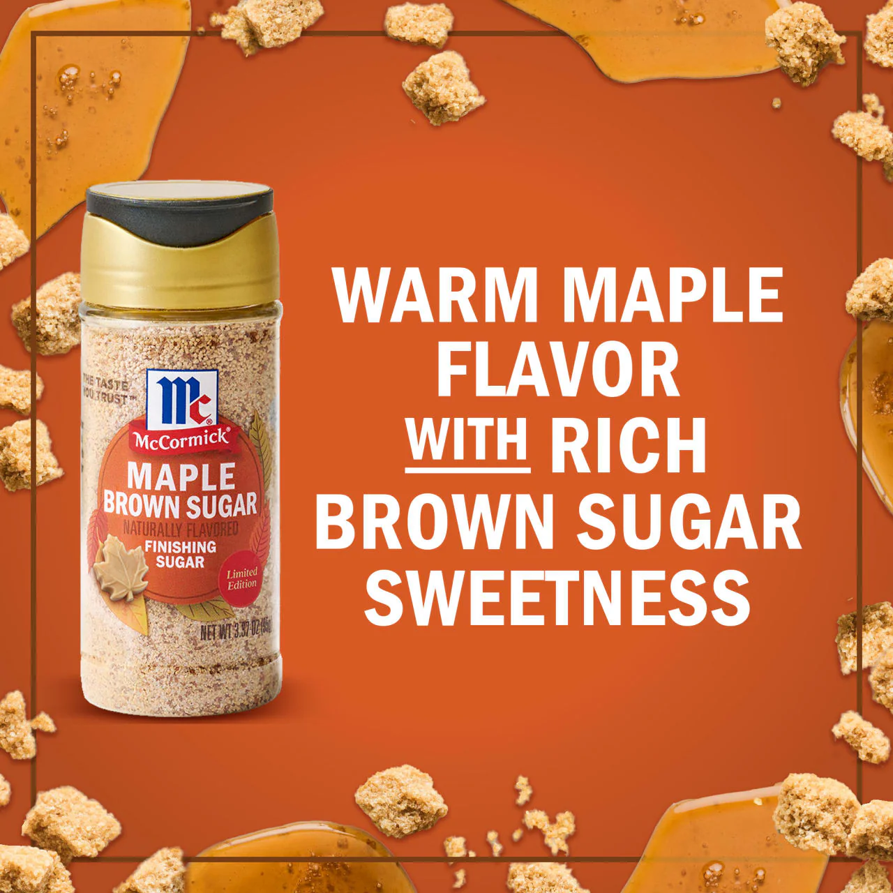 McCormick® Maple Brown Sugar Finishing Sugar, 3.09 oz - Image 15