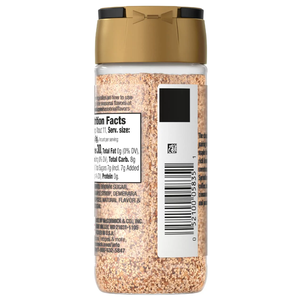 McCormick® Maple Brown Sugar Finishing Sugar, 3.09 oz - Image 18