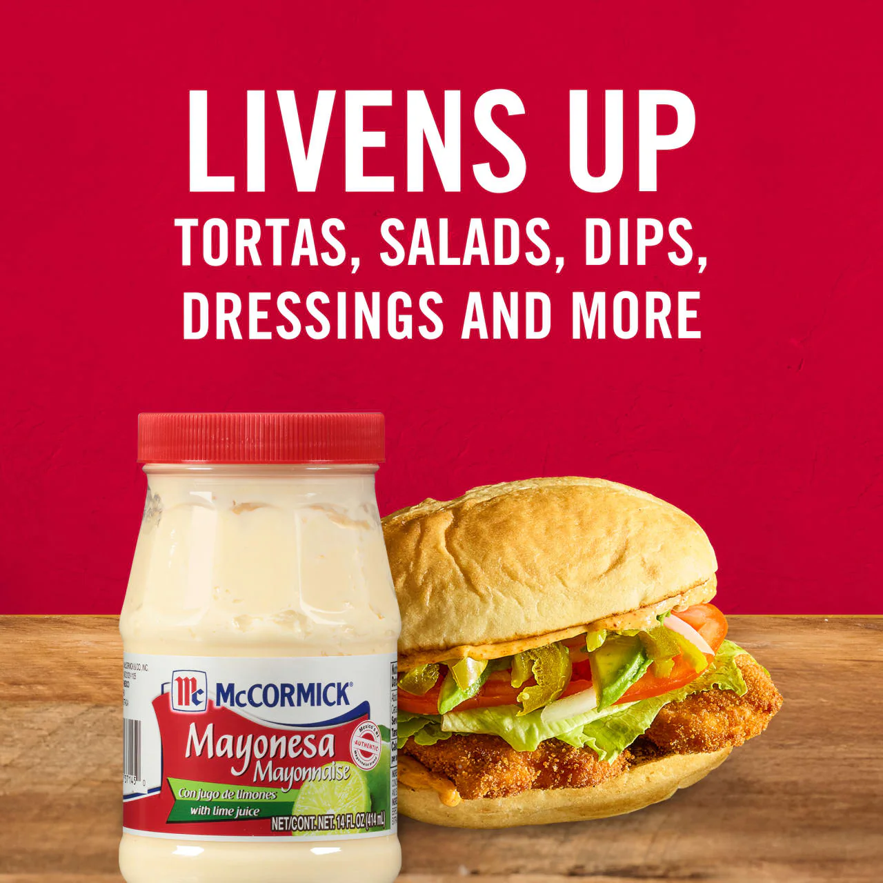 McCormick® Mayonesa (Mayonnaise) With Lime Juice, 14 fl oz - Image 4