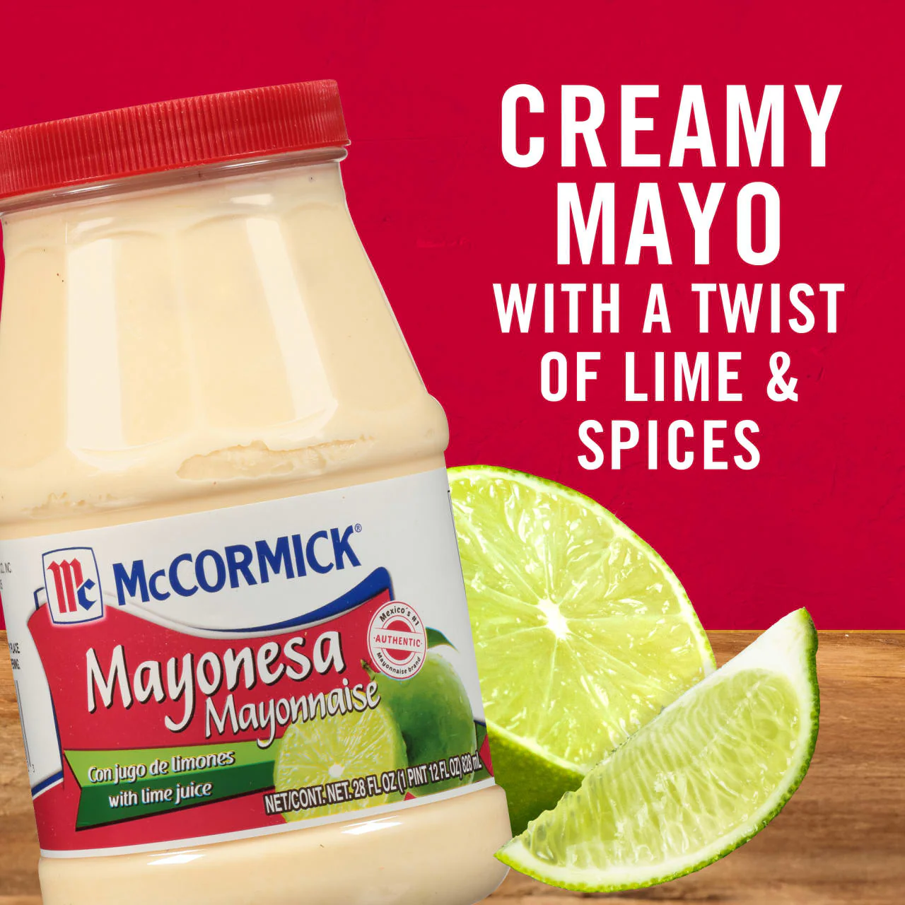 McCormick® Mayonesa (Mayonnaise) With Lime Juice, 28 fl oz - Image 12