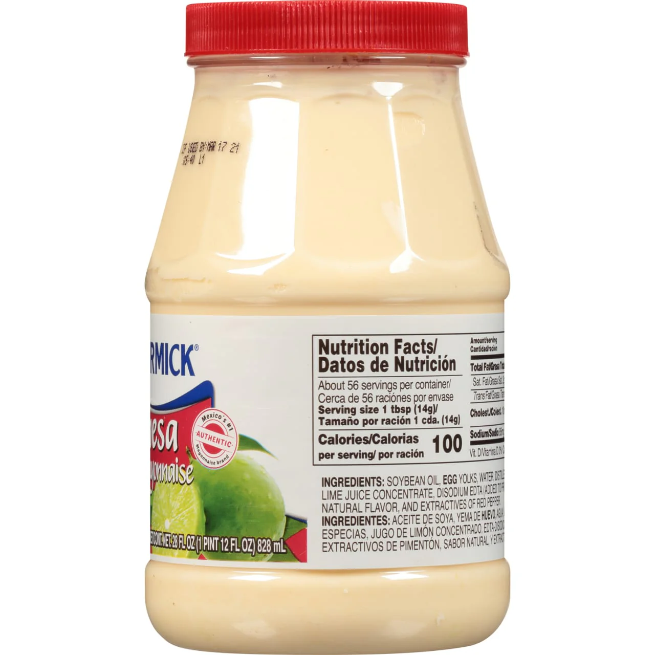 McCormick® Mayonesa (Mayonnaise) With Lime Juice, 28 fl oz - Image 21