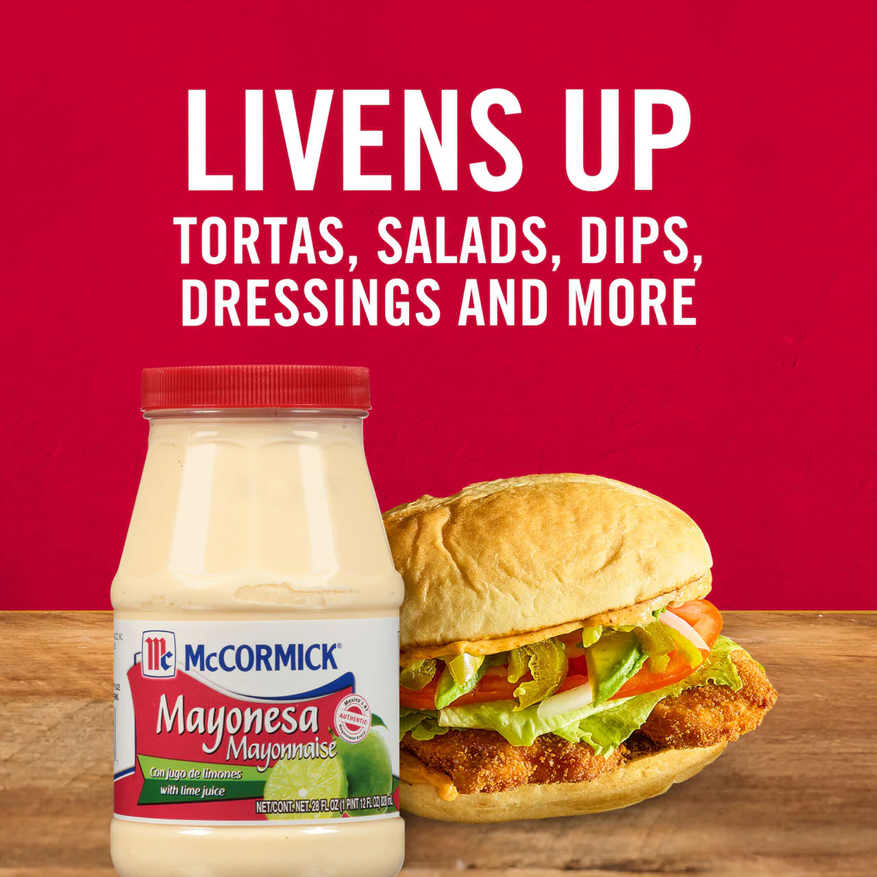 McCormick® Mayonesa (Mayonnaise) With Lime Juice, 28 fl oz - Image 4