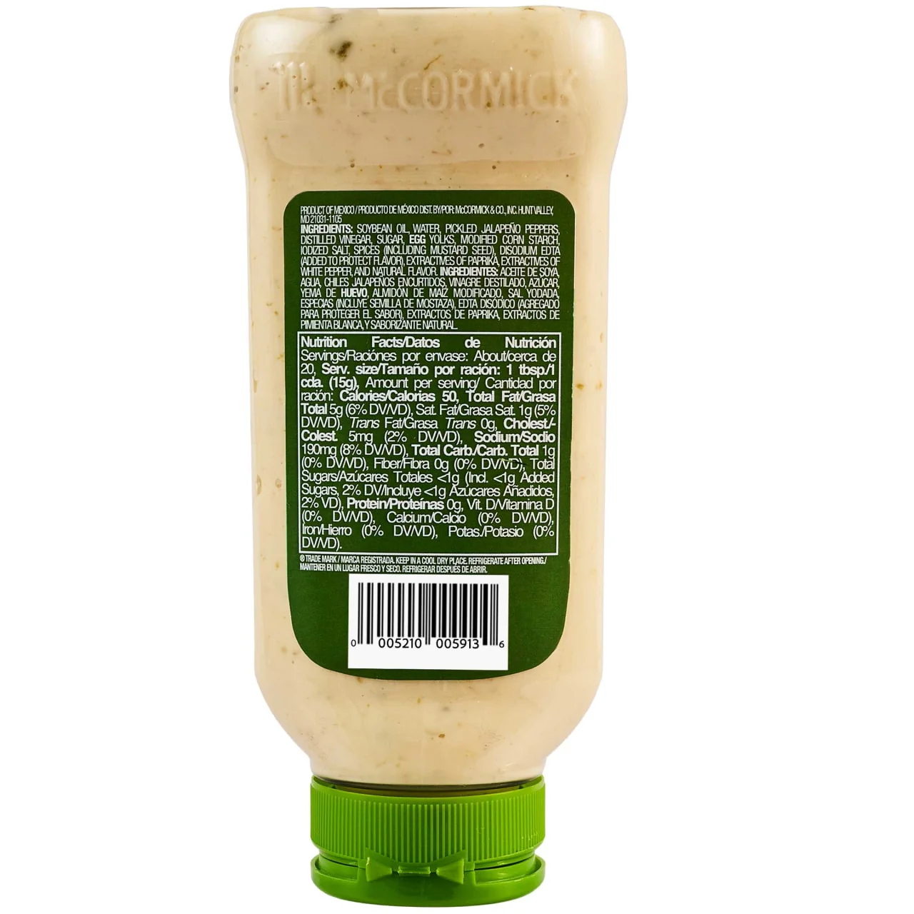 McCormick® McMex Mayo Jalapeno Dressing, 10.3 fl oz - Image 19