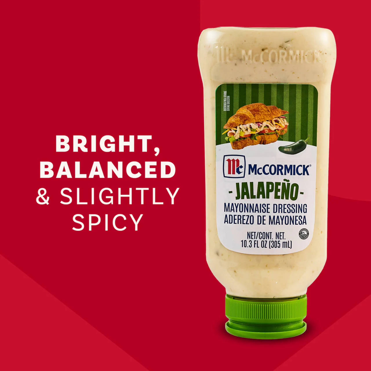 McCormick® McMex Mayo Jalapeno Dressing, 10.3 fl oz - Image 3