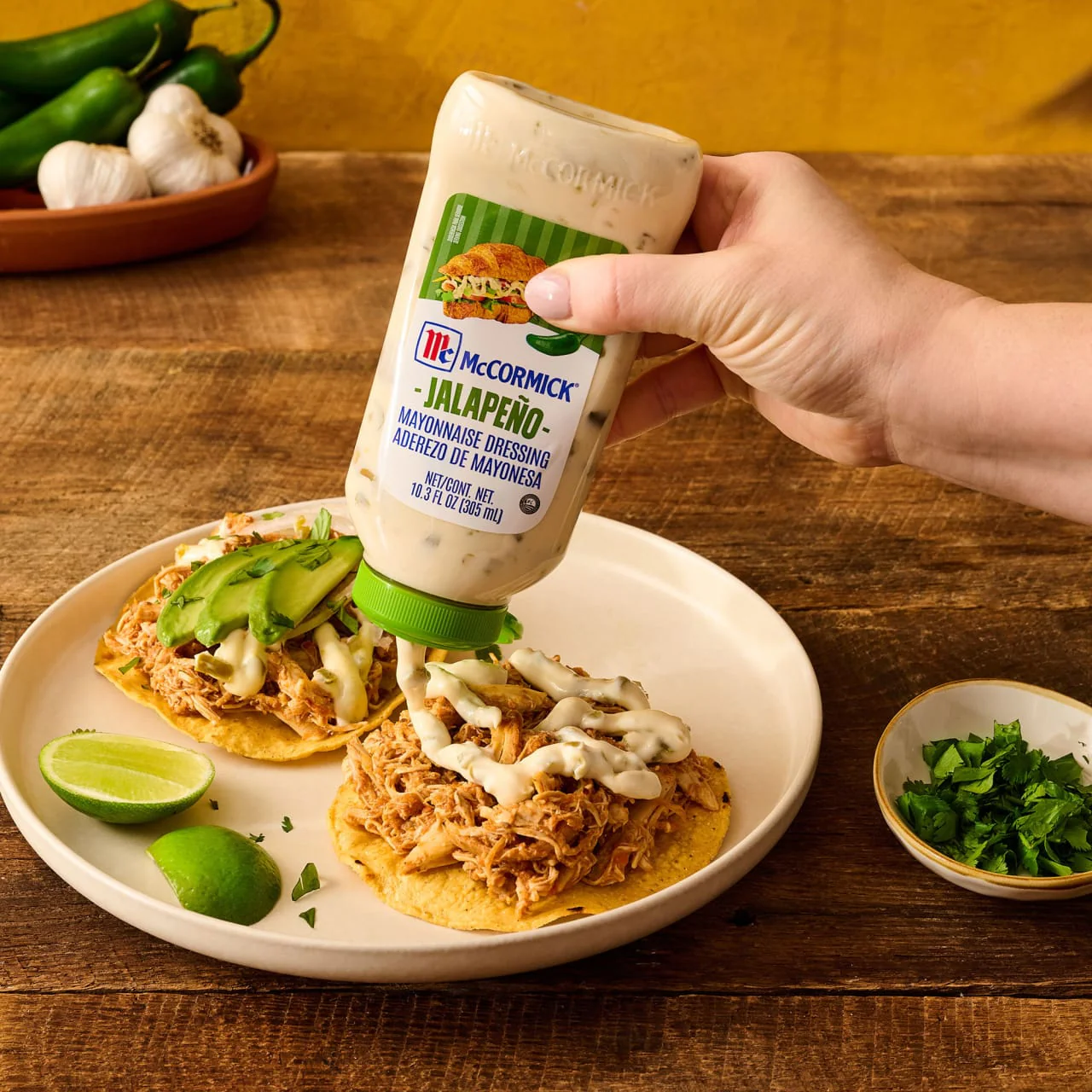 McCormick® McMex Mayo Jalapeno Dressing, 10.3 fl oz - Image 5