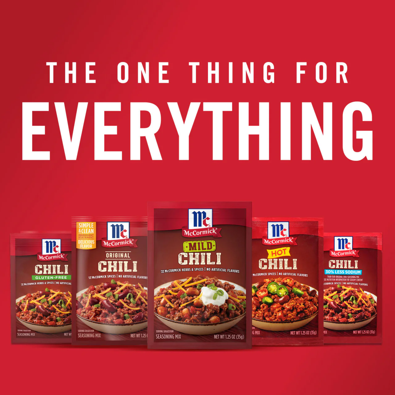 McCormick® Mild Chili Seasoning Mix, 1.25 oz (6-Pack) - Image 12