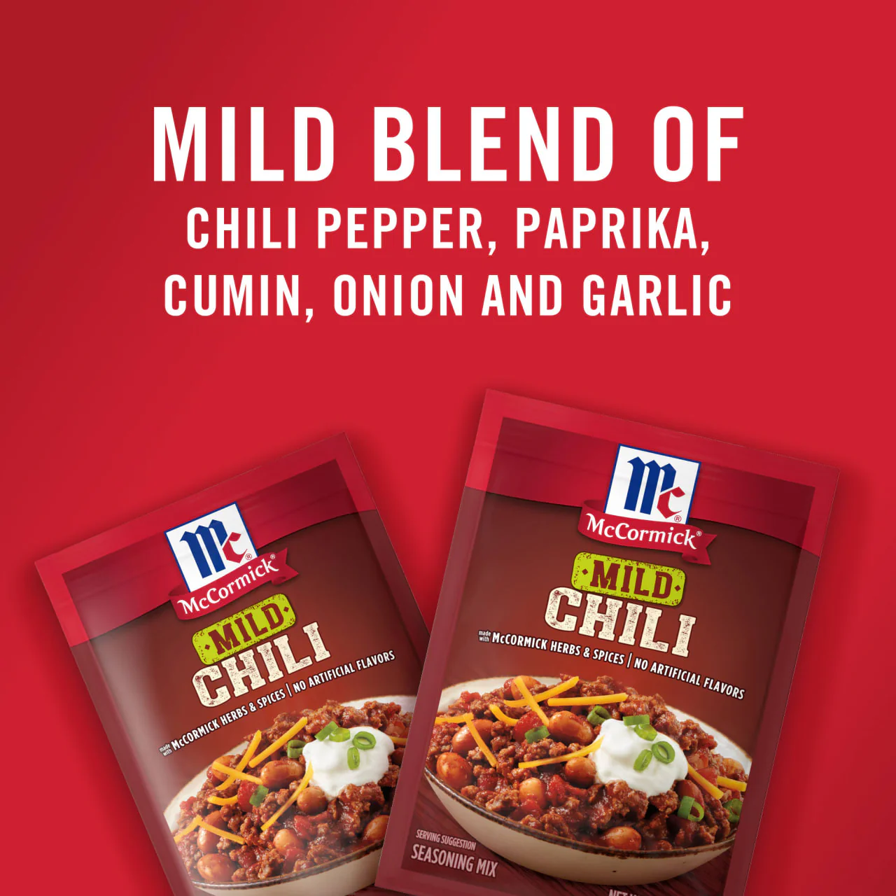 McCormick® Mild Chili Seasoning Mix, 1.25 oz (6-Pack) - Image 14