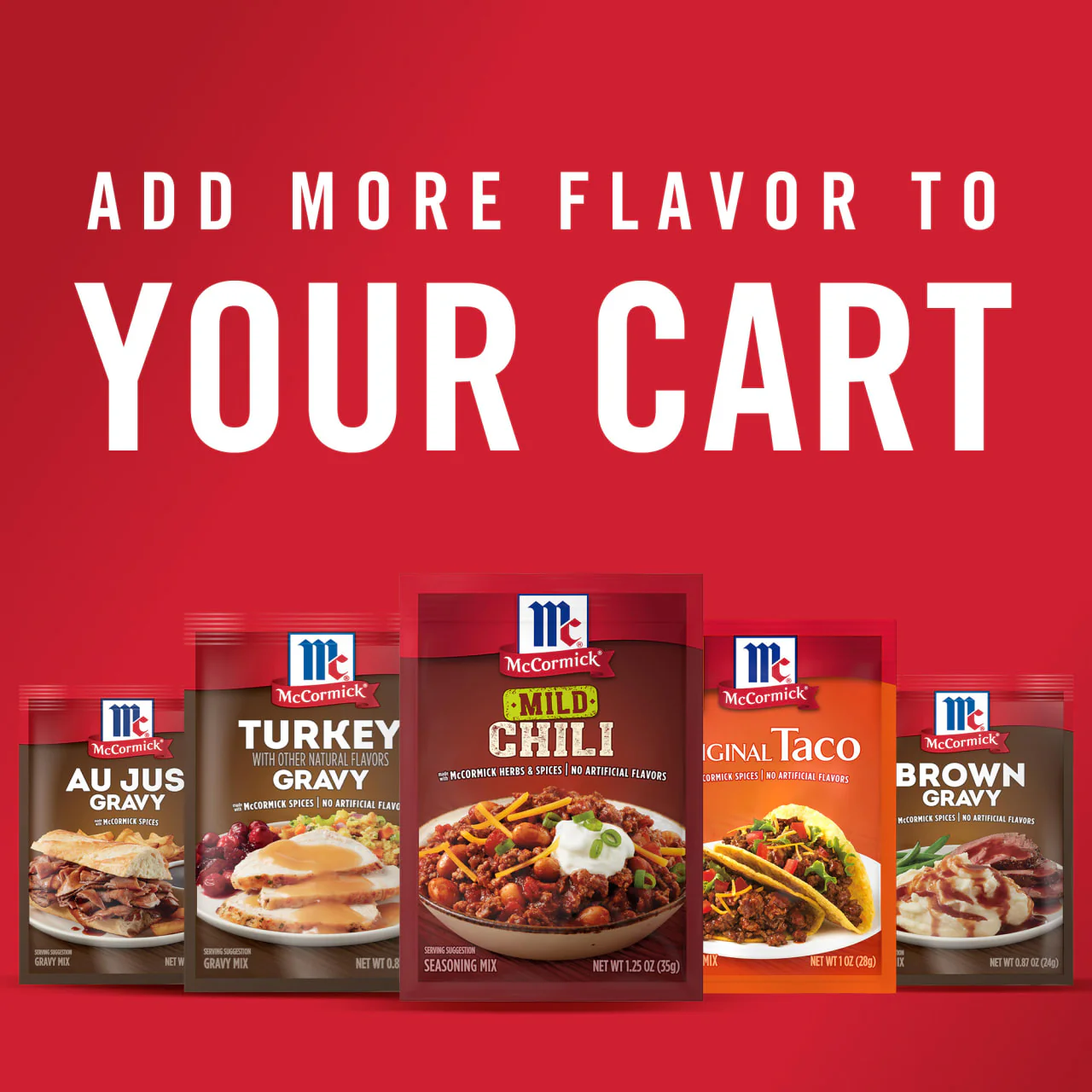 McCormick® Mild Chili Seasoning Mix, 1.25 oz (6-Pack) - Image 20