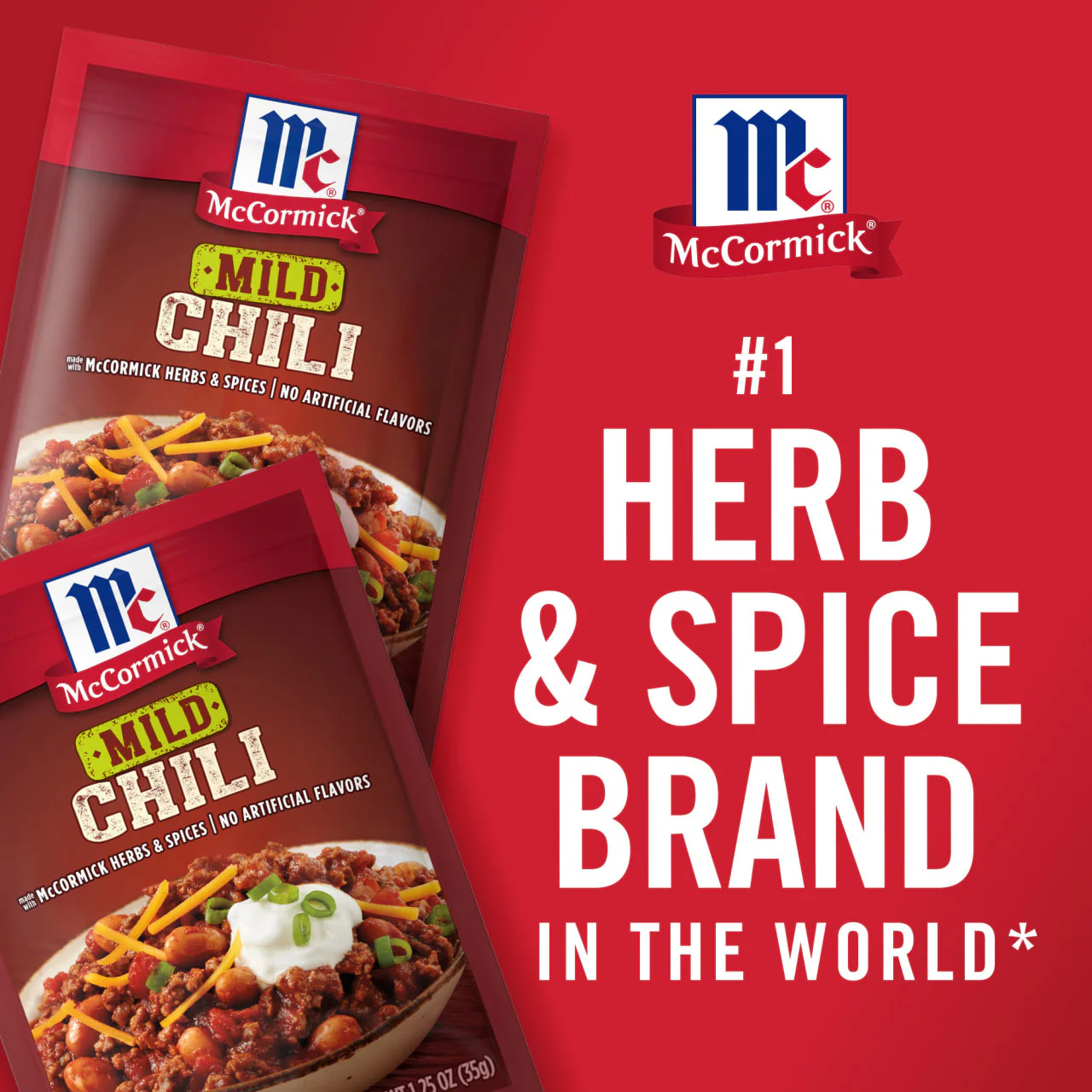 McCormick® Mild Chili Seasoning Mix, 1.25 oz (6-Pack) - Image 8