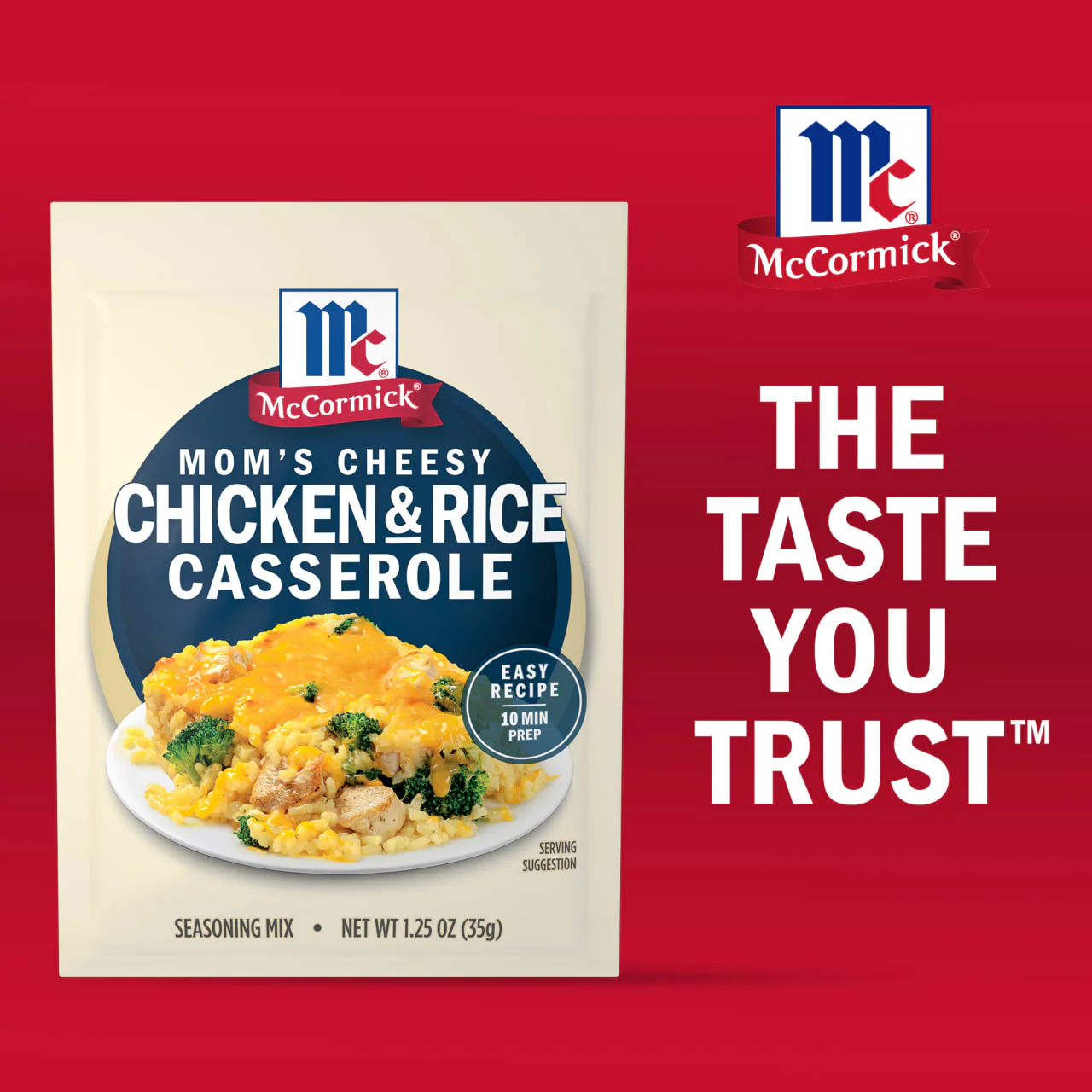 McCormick® Mom's Cheesy Chicken & Rice Casserole Seasoning Mix, 1.25 oz - Image 7