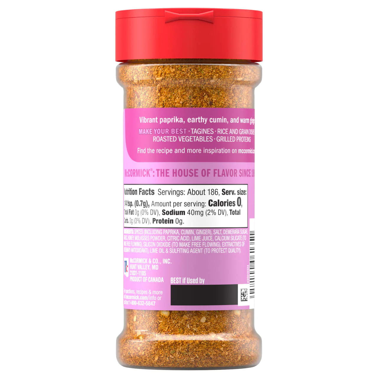 McCormick® Moroccan Style Seasoning, 4.62 oz - Image 17