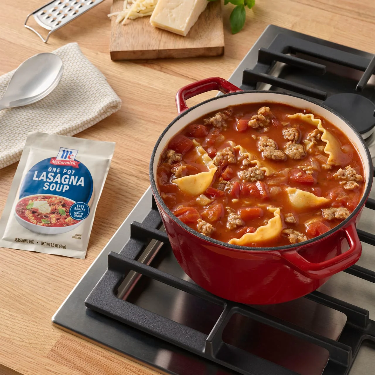 McCormick® One Pot Lasagna Soup Seasoning Mix, 1.5 oz - Image 5