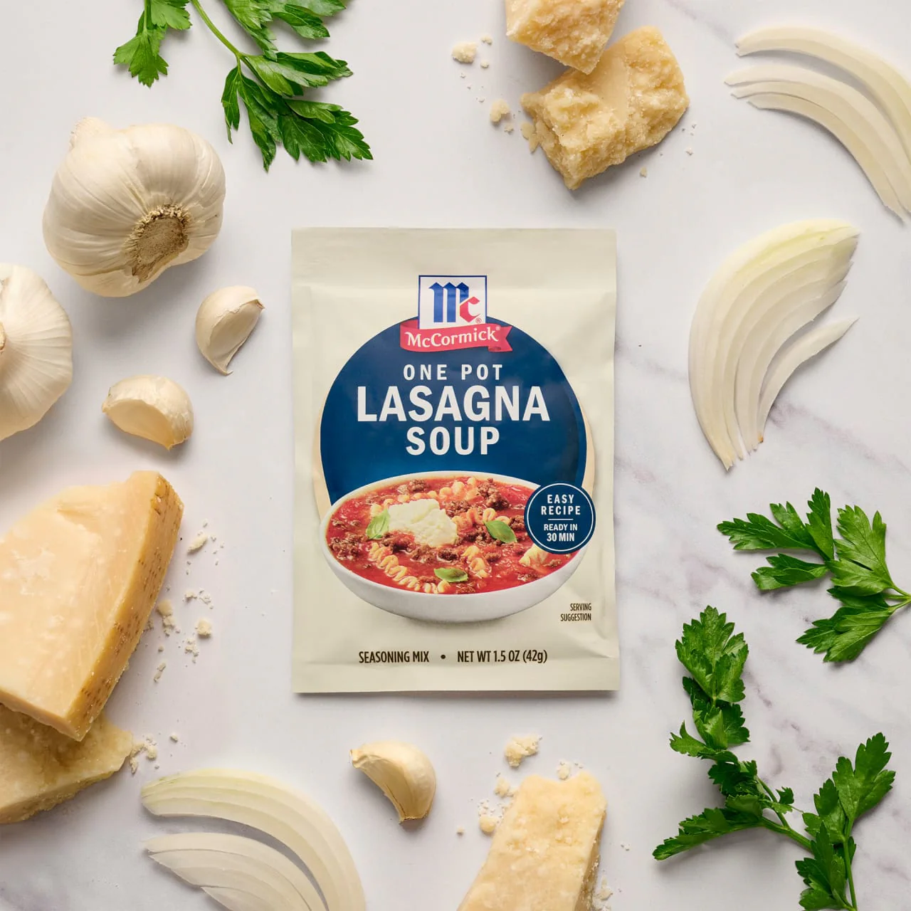 McCormick® One Pot Lasagna Soup Seasoning Mix, 1.5 oz - Image 7