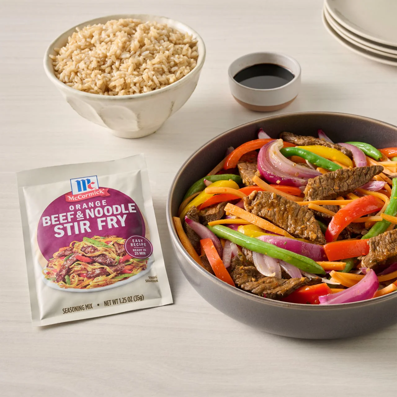 McCormick® Orange Beef & Noodle Stir Fry Seasoning Mix, 1.25 oz - Image 12