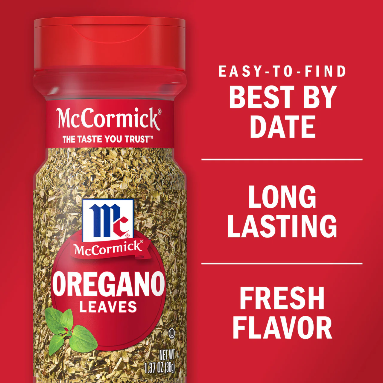 McCormick® Oregano Leaves, 1.37 oz - Image 8