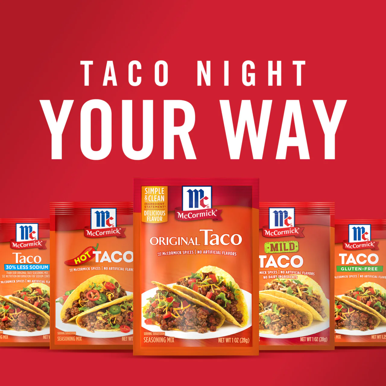 McCormick® Original Taco Seasoning Mix, 1 oz (6-Pack) - Image 12