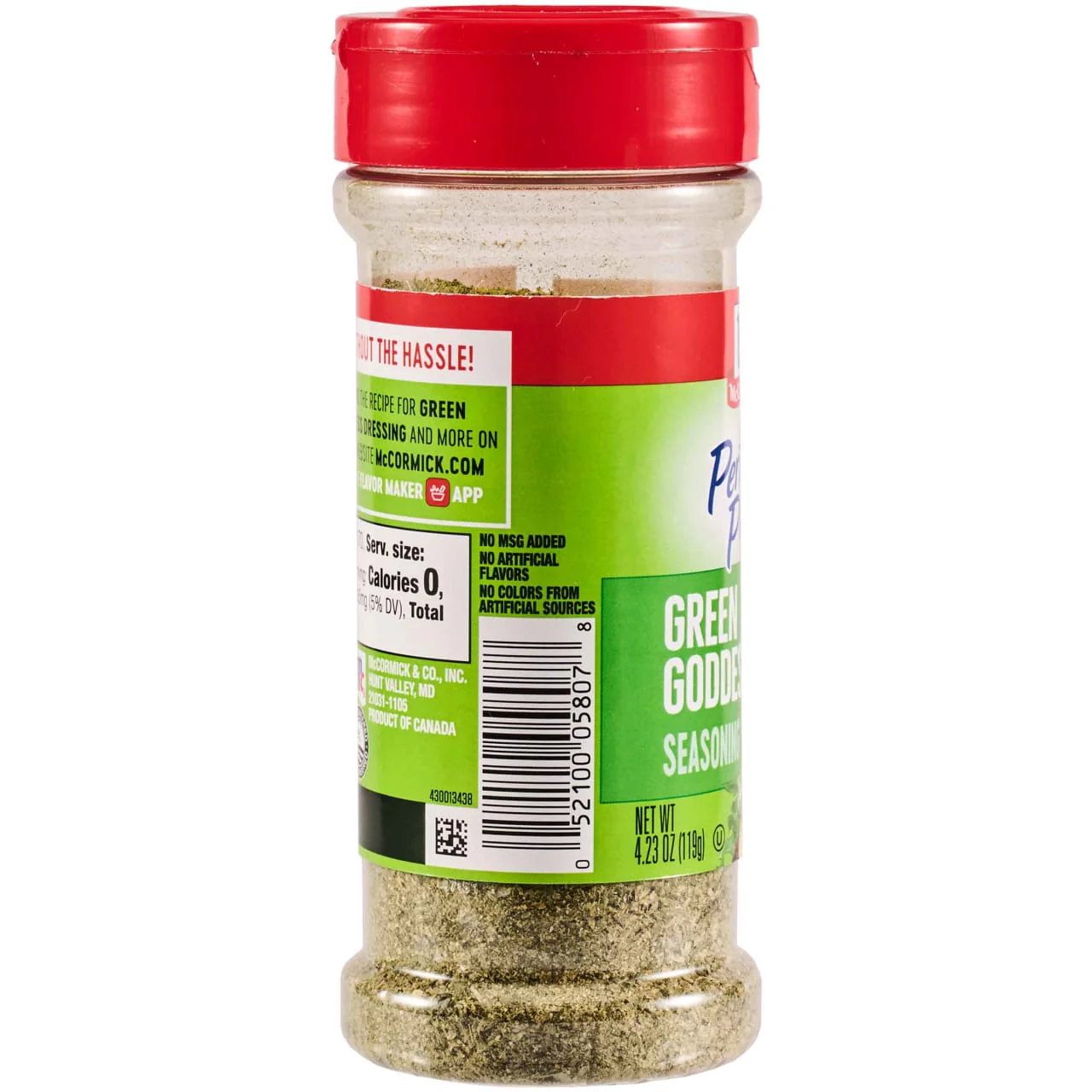 McCormick® Perfect Pinch® Green Goddess Seasoning, 4.23 oz - Image 22