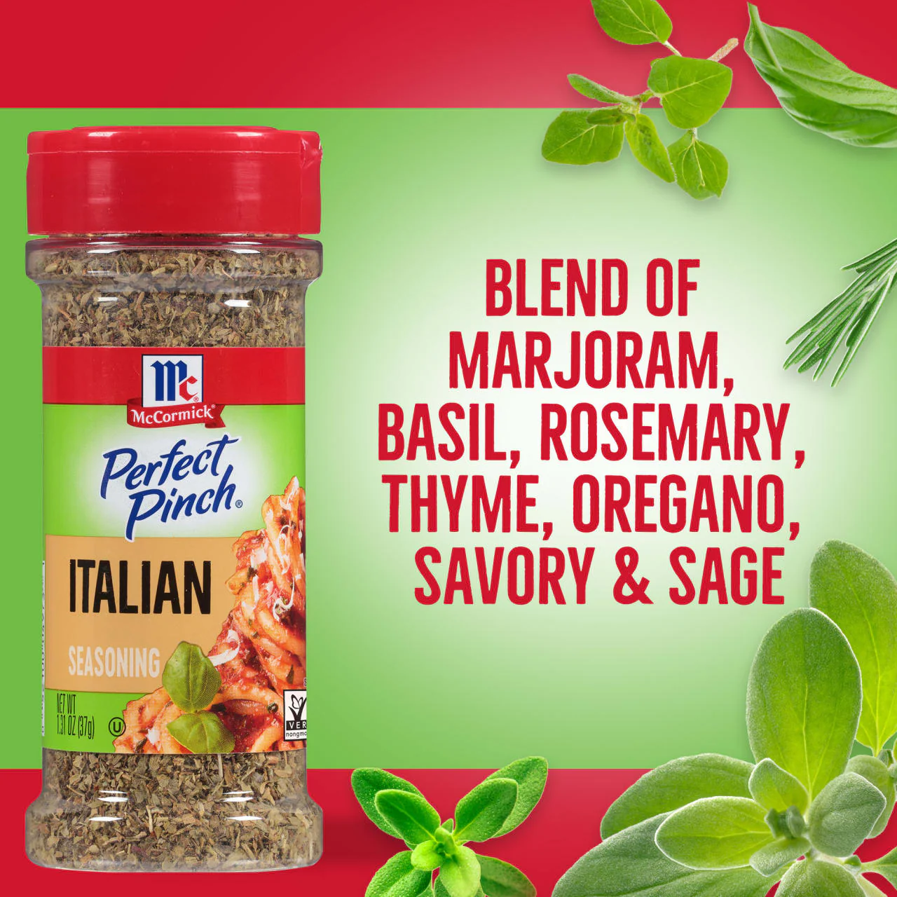 McCormick® Perfect Pinch® Italian Seasoning, 1.31 oz - Image 3