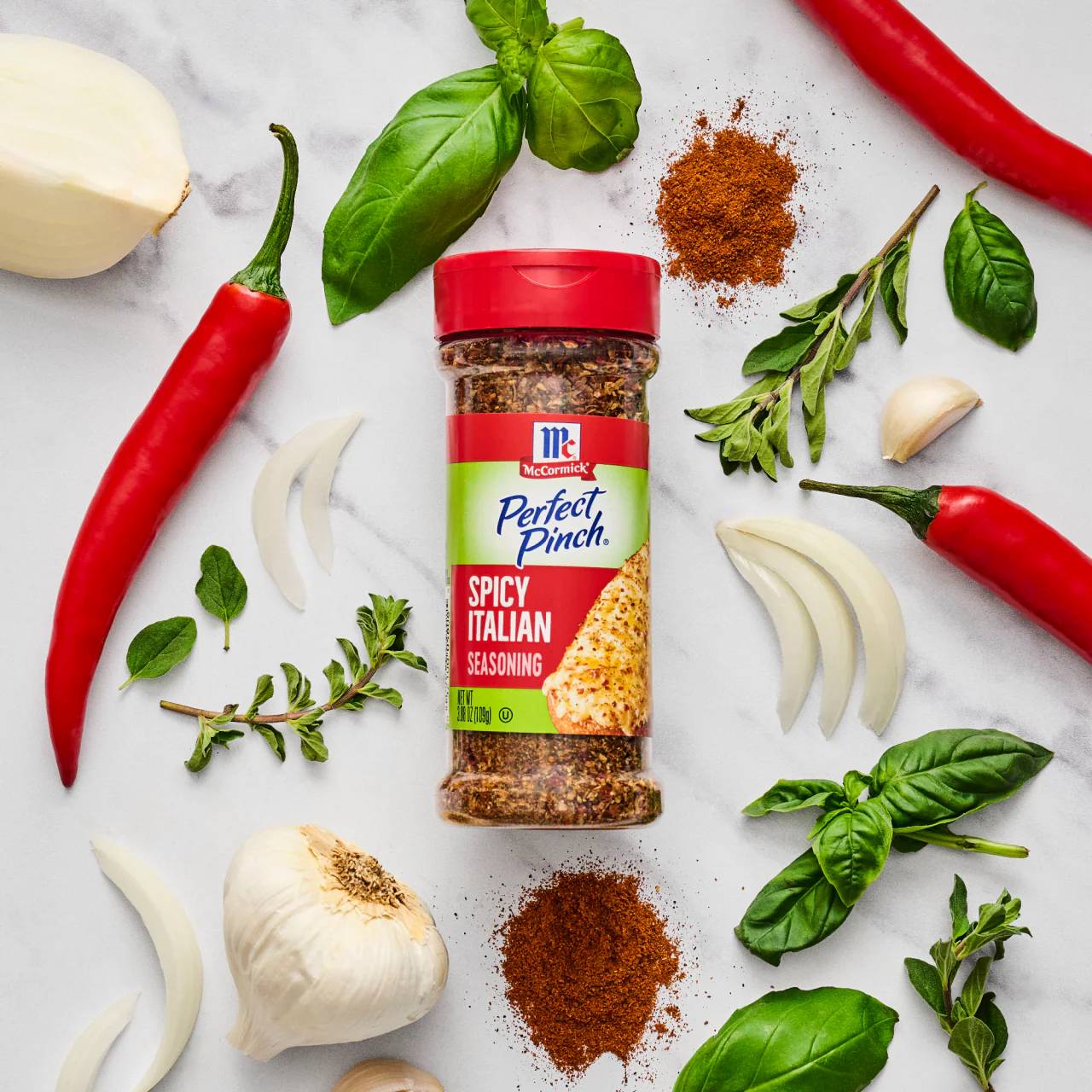 McCormick® Perfect Pinch® Spicy Italian Seasoning, 3.88 oz - Image 7