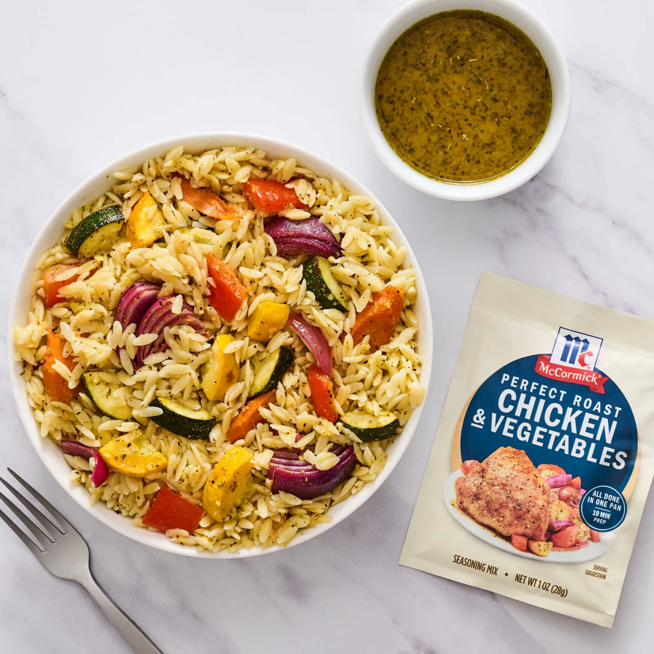 McCormick® Perfect Roast Chicken & Vegetables Seasoning Mix, 1.0 oz - Image 13