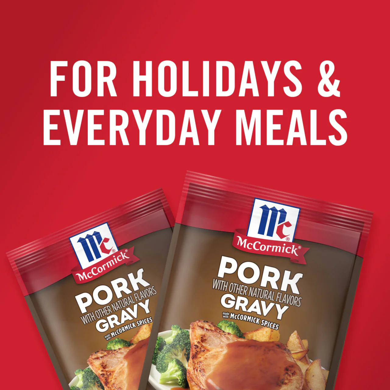 McCormick® Pork Gravy Seasoning Mix, 0.87 oz (6-Pack) - Image 18