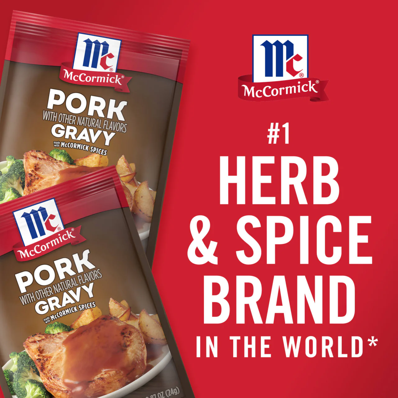 McCormick® Pork Gravy Seasoning Mix, 0.87 oz (6-Pack) - Image 8