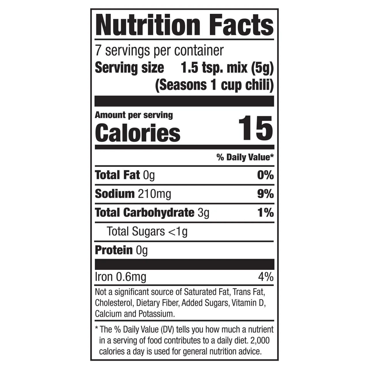 McCormick® Pumpkin Chili Seasoning Mix, 1.25 oz (6-Pack) - Image 11