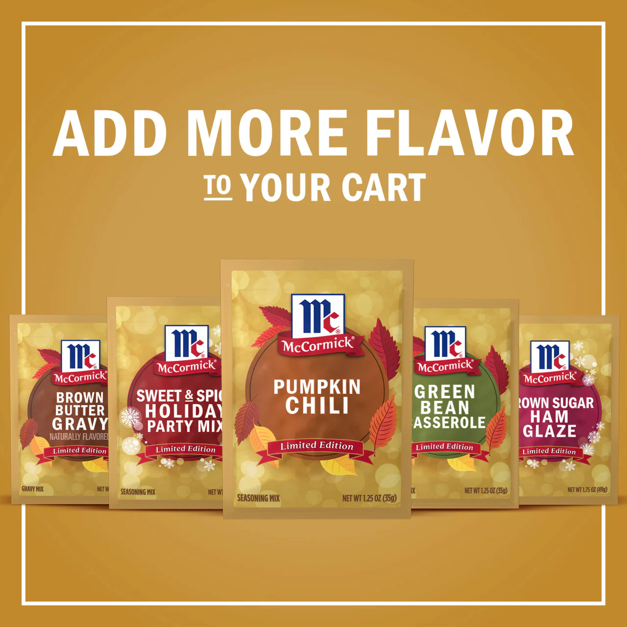 McCormick® Pumpkin Chili Seasoning Mix, 1.25 oz (6-Pack) - Image 12
