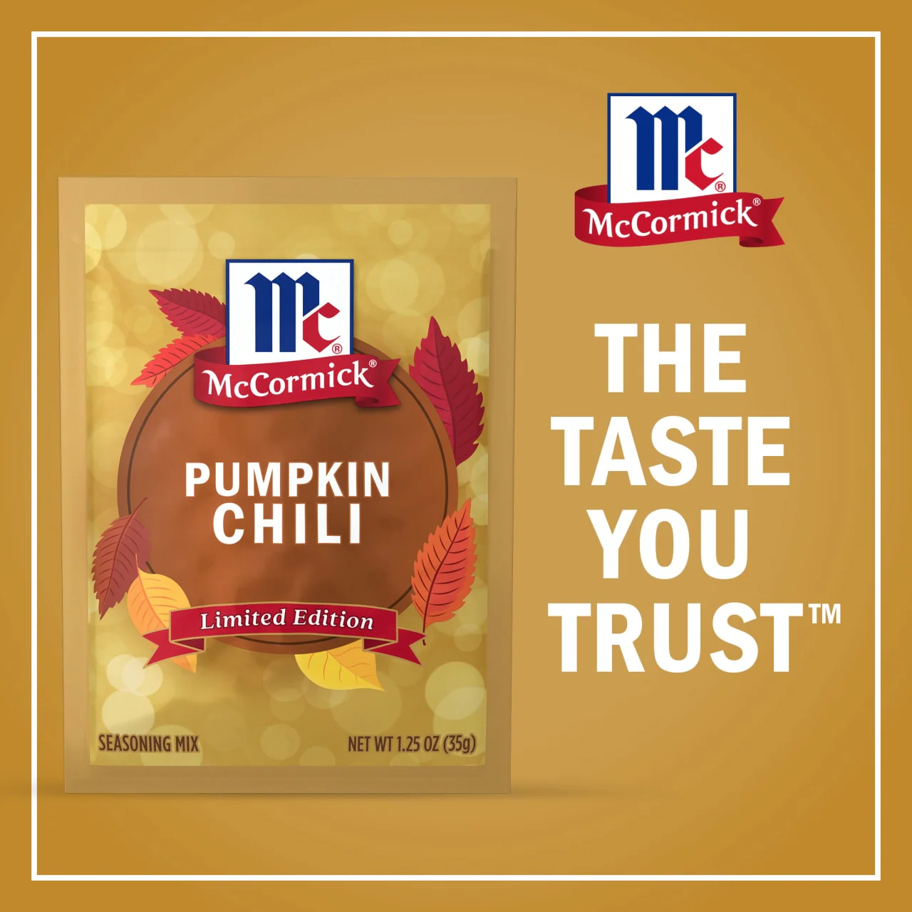 McCormick® Pumpkin Chili Seasoning Mix, 1.25 oz (6-Pack) - Image 19