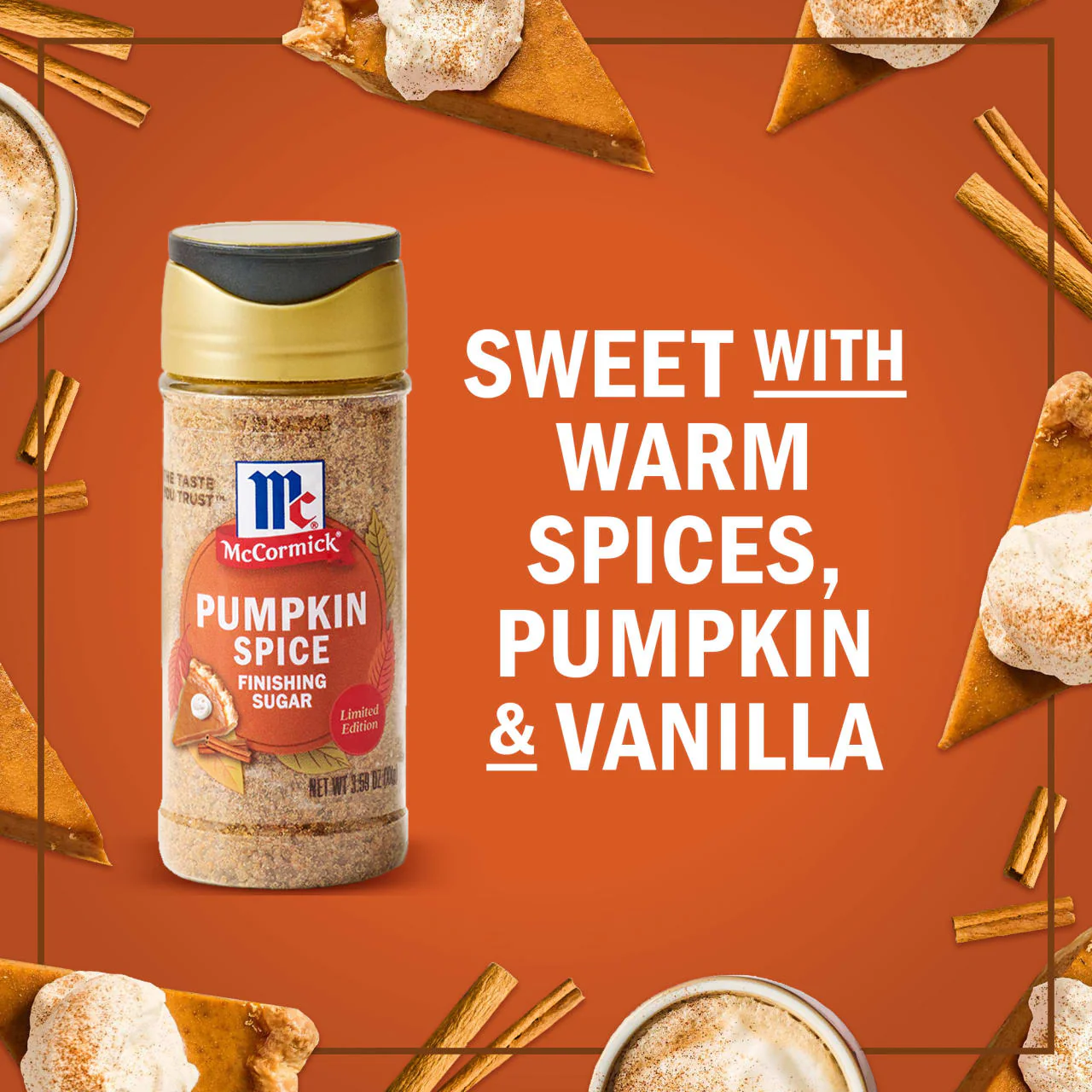 McCormick® Pumpkin Spice Finishing Sugar, 3.66 oz - Image 13