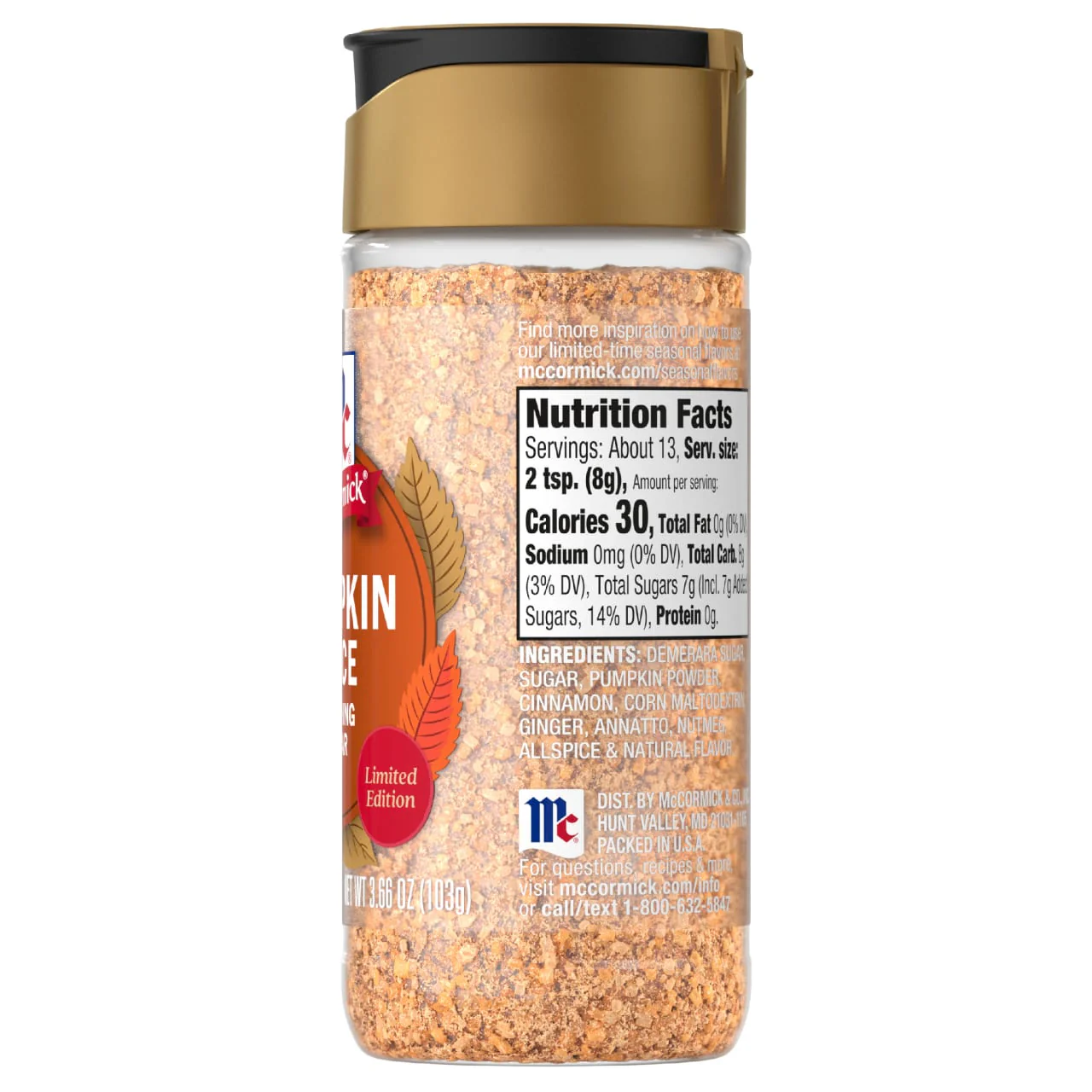 McCormick® Pumpkin Spice Finishing Sugar, 3.66 oz - Image 19