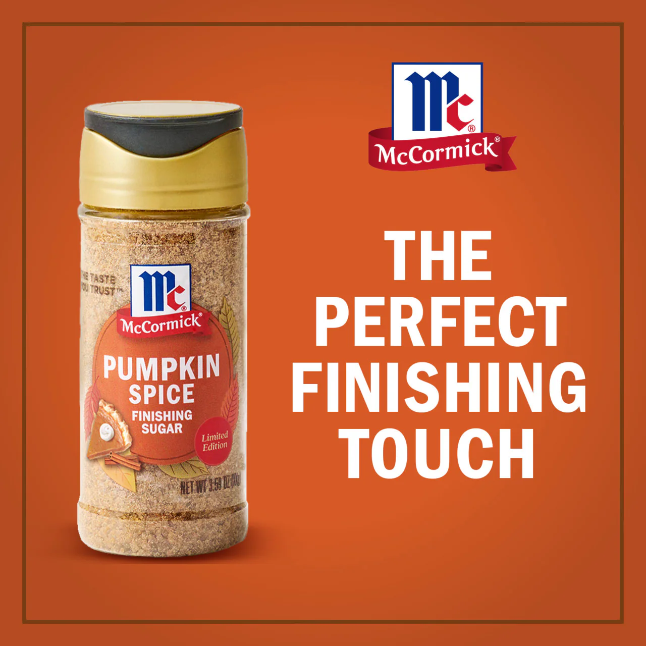 McCormick® Pumpkin Spice Finishing Sugar, 3.66 oz - Image 8