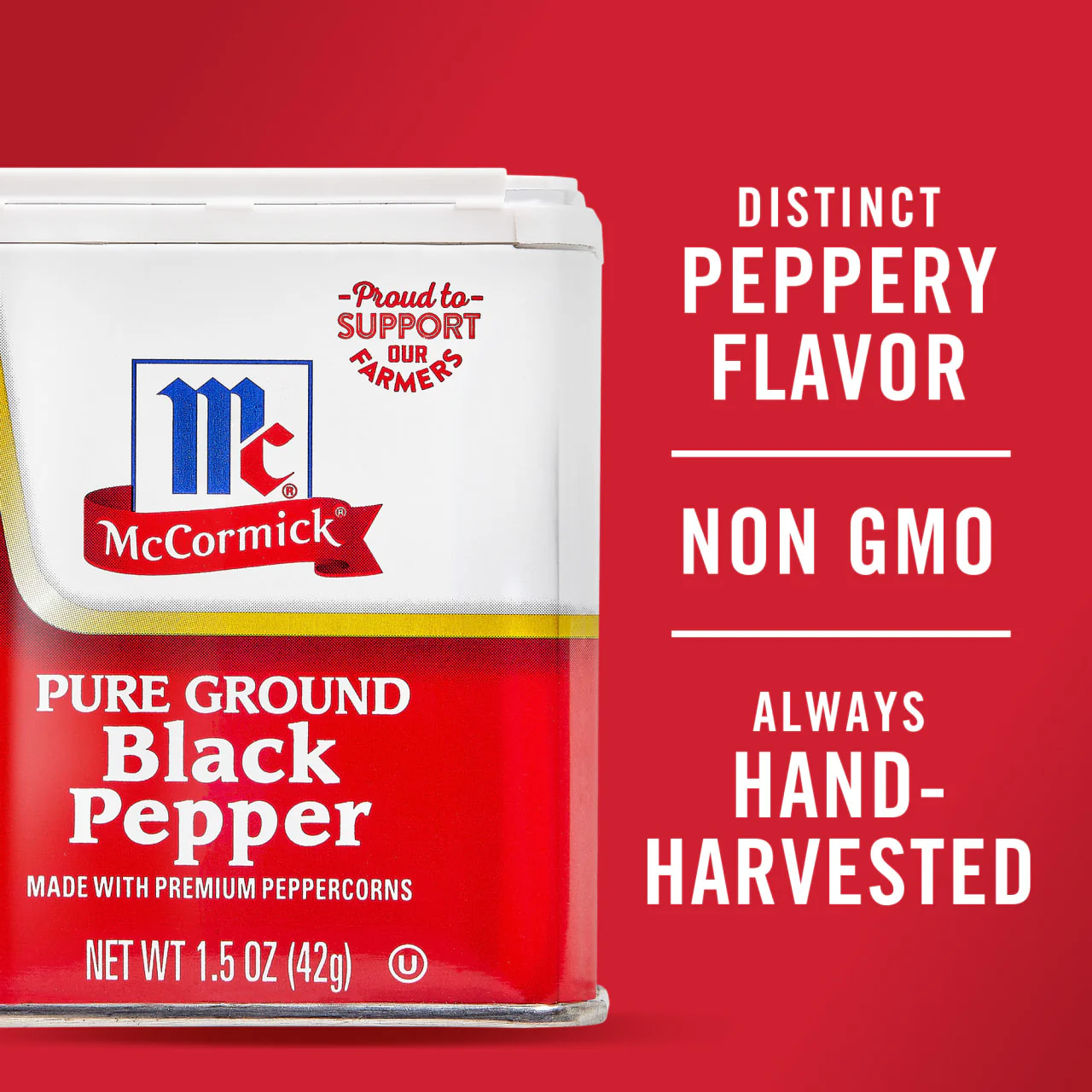 McCormick® Pure Ground Black Pepper, 1.5 oz - Image 14