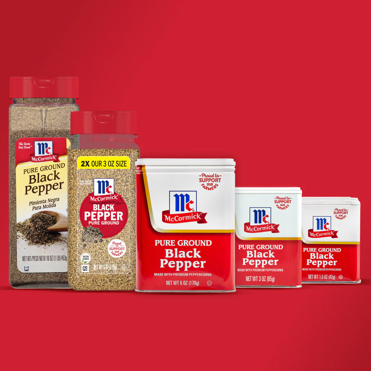 McCormick® Pure Ground Black Pepper, 1.5 oz - Image 22