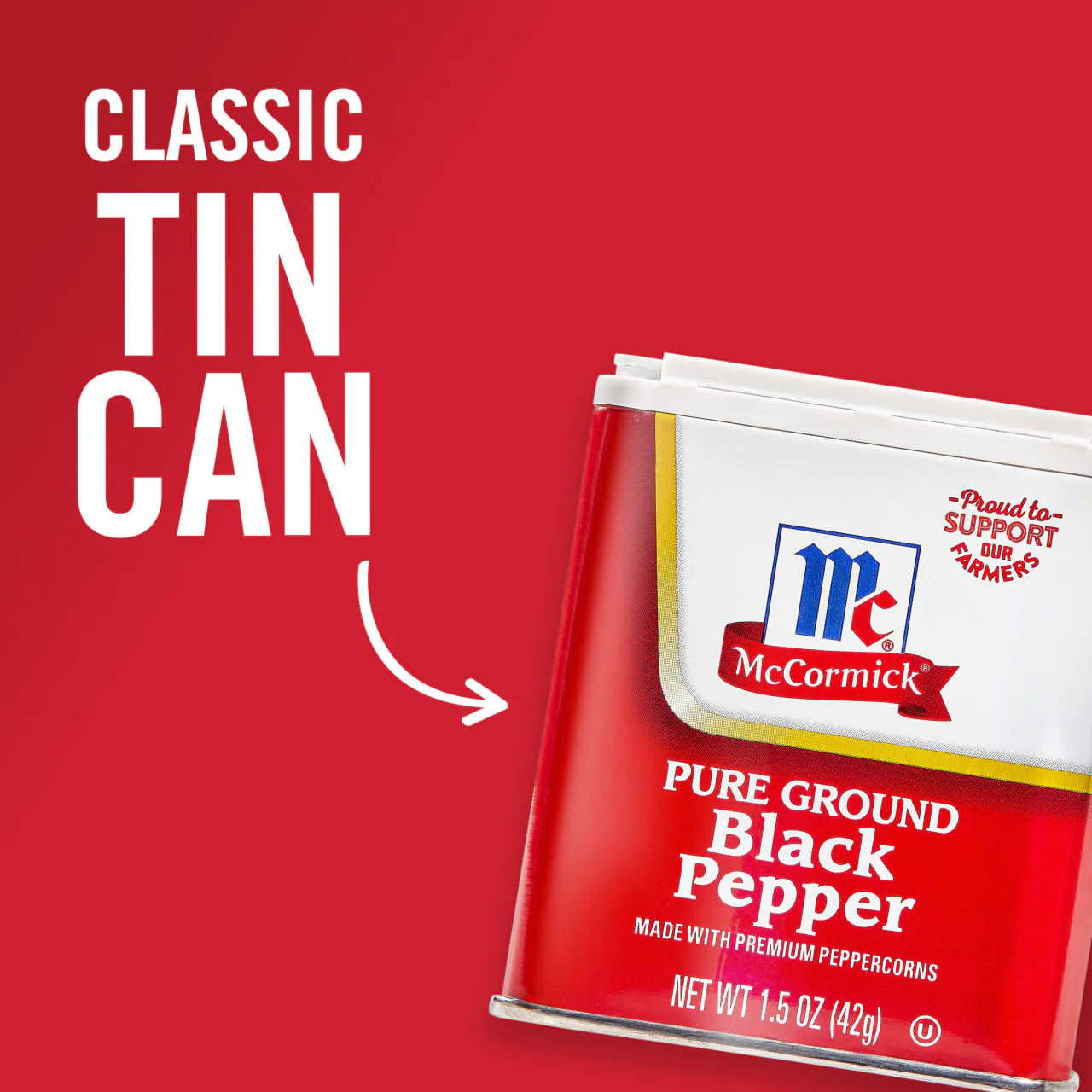 McCormick® Pure Ground Black Pepper, 1.5 oz - Image 4