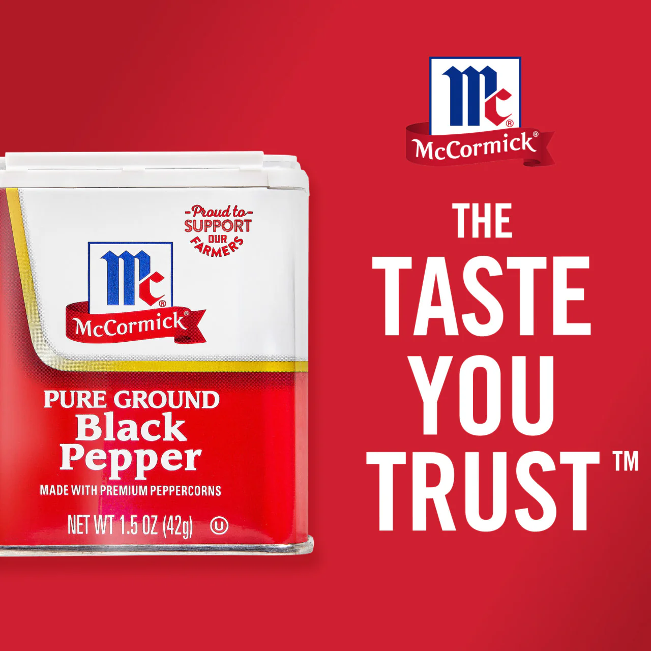McCormick® Pure Ground Black Pepper, 1.5 oz - Image 9
